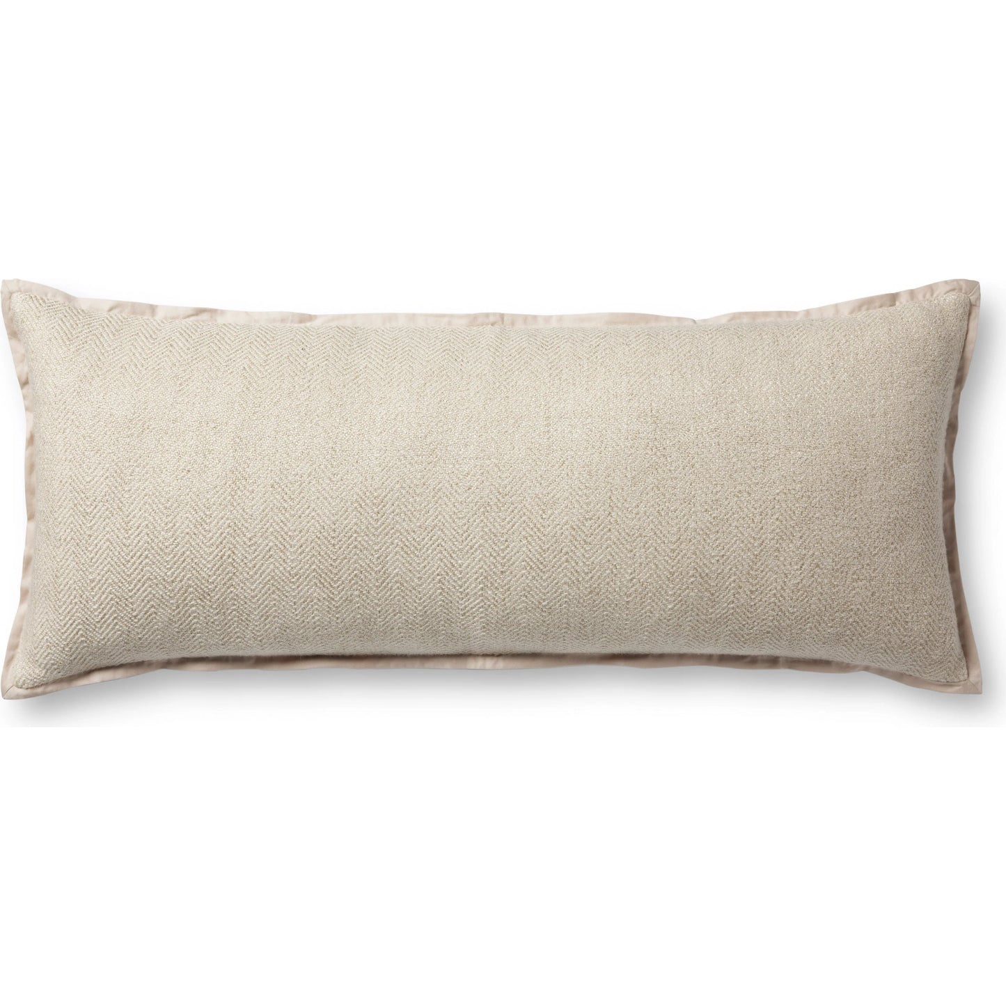 001 SI-2352091,SI-2352098 | Primary Silo | PJS0018 Oatmeal Pillow by Jean Stoffer x Loloi in oatmeal. Made from cotton, rayon in a transitional style.