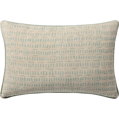 PLL0162 Pillow by Loloi in light blue. Made from linen, cotton in a transitional style.