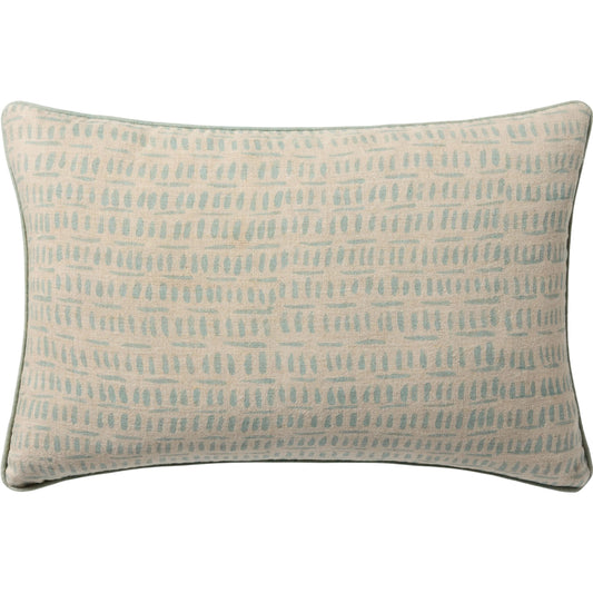 PLL0162 Pillow by Loloi in light blue. Made from linen, cotton in a transitional style.