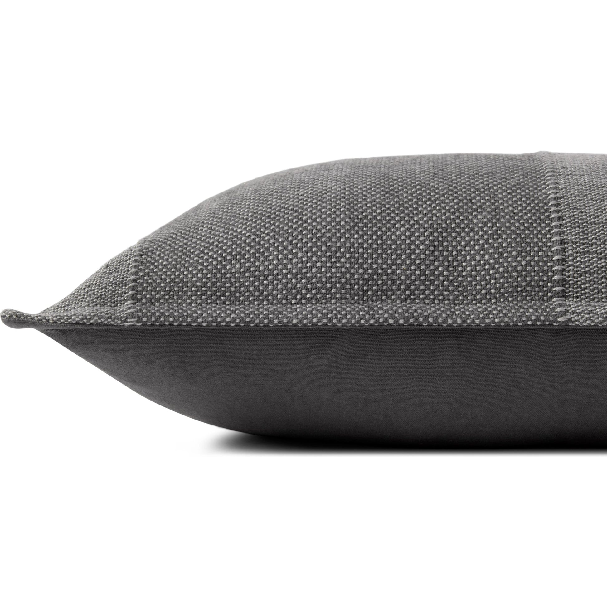 PAR0021 Pillow by Angela Rose x Loloi in slate. Made from polyester / cotton in a modern style.