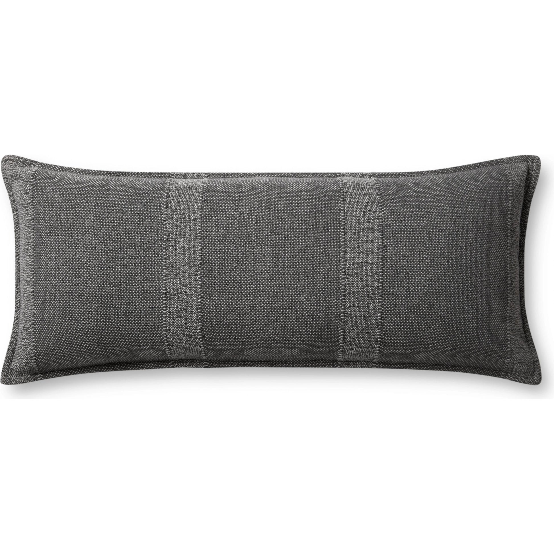 PAR0021 Pillow by Angela Rose x Loloi in slate. Made from polyester / cotton in a modern style.