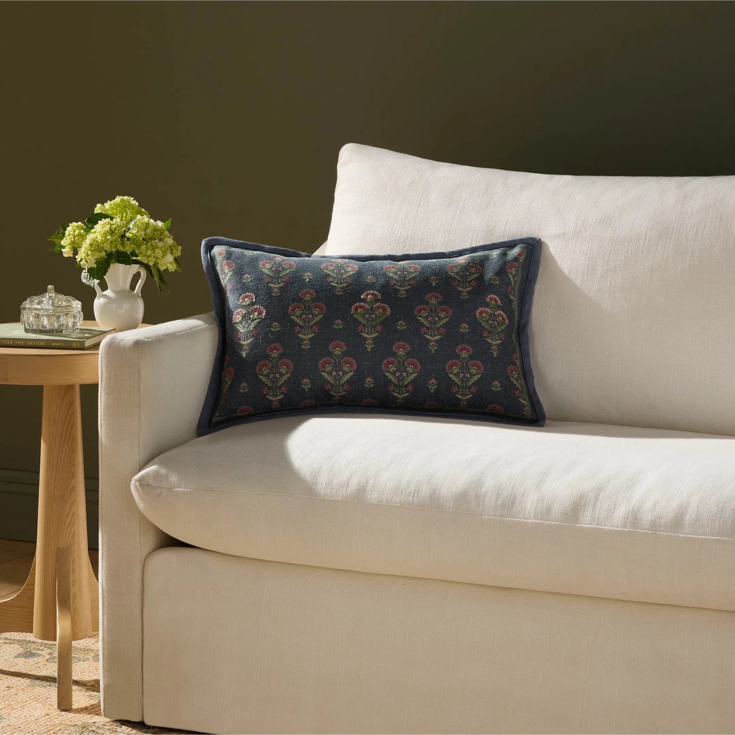004 SI-2536399,SI-2536400 | Lifestyle | PCJ0038 Pillow by Chris Loves Julia x Loloi in blue, multi. Made from polyester, cotton in a traditional style.