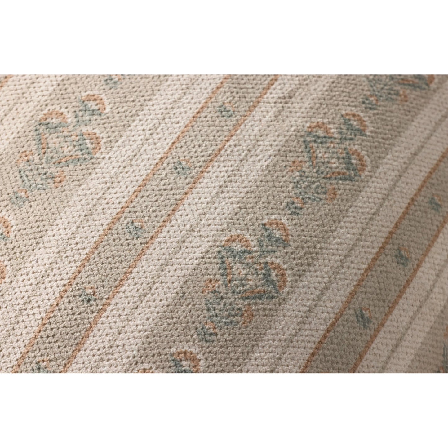 003 SI-2536405,SI-2536406 | Closeup | PCJ0040 Pillow by Chris Loves Julia x Loloi in ivory, multi. Made from polyester, cotton in a traditional style.