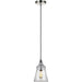 Loras Mini-Pendant by Generation Lighting. Made from steel in a modern style.