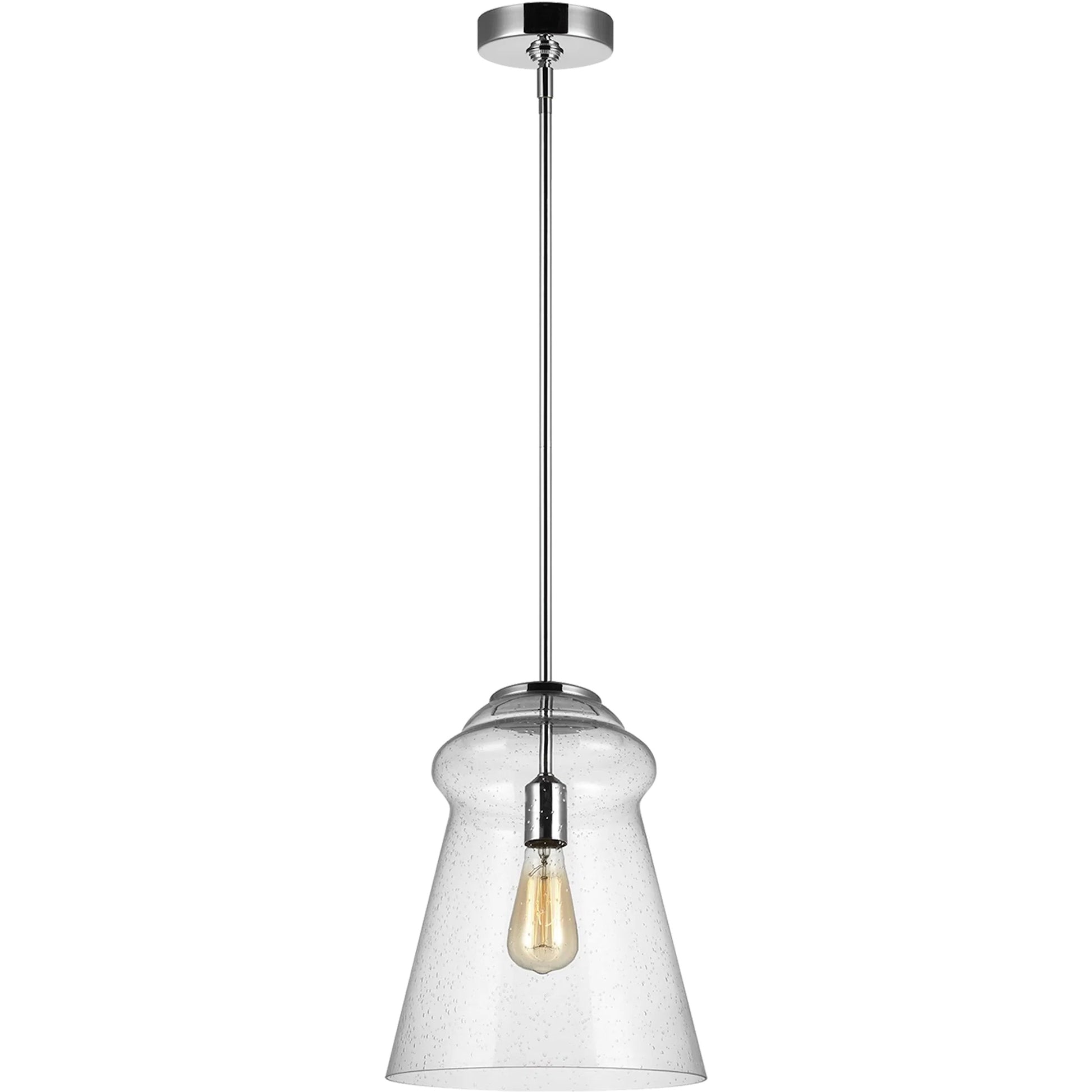 Loras Pendant by Generation Lighting. Made from steel in a modern style.