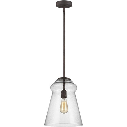Loras Pendant by Generation Lighting. Made from steel in a modern style.