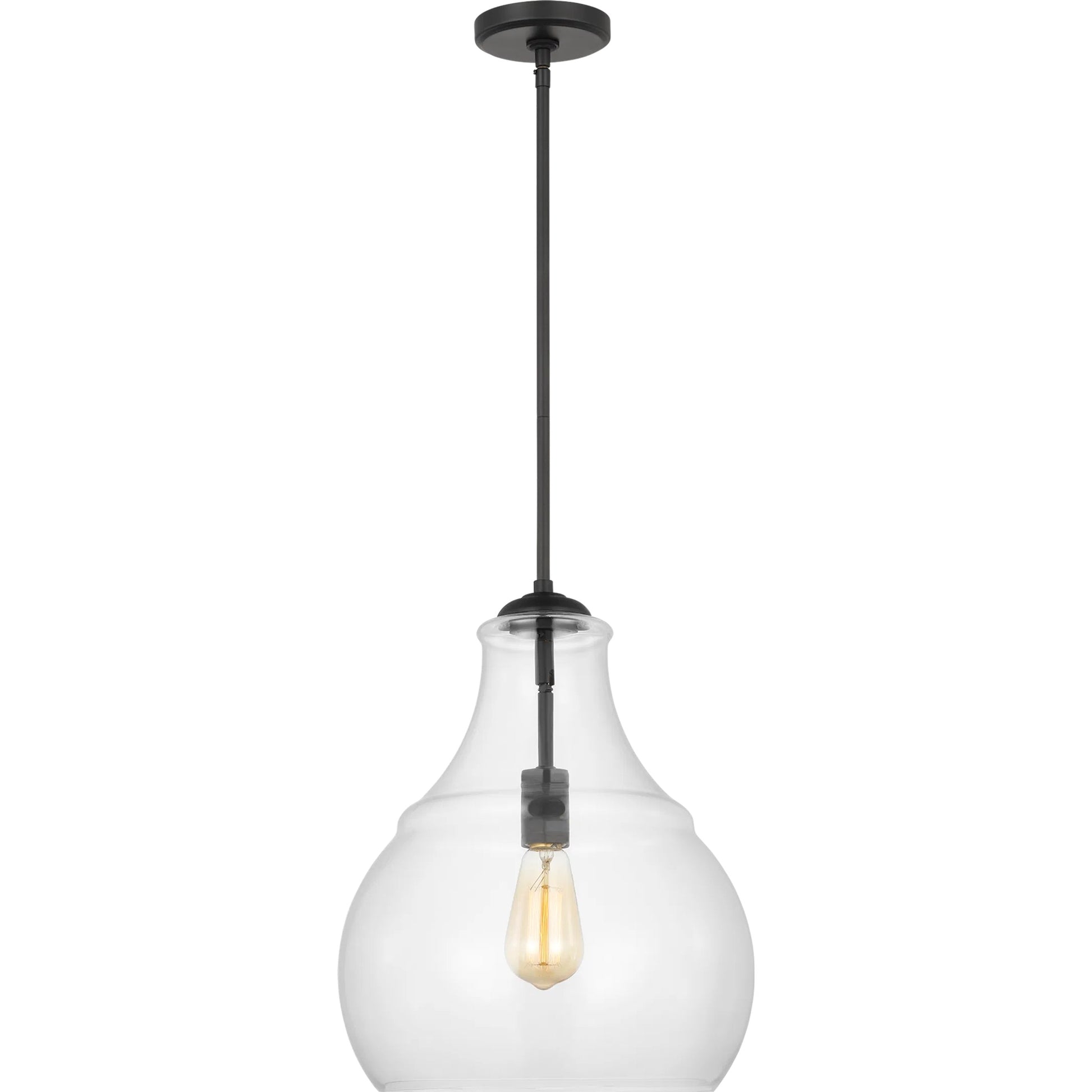 Zola One Light Pendant by Visual Comfort & Co.. Made from steel in a modern style.