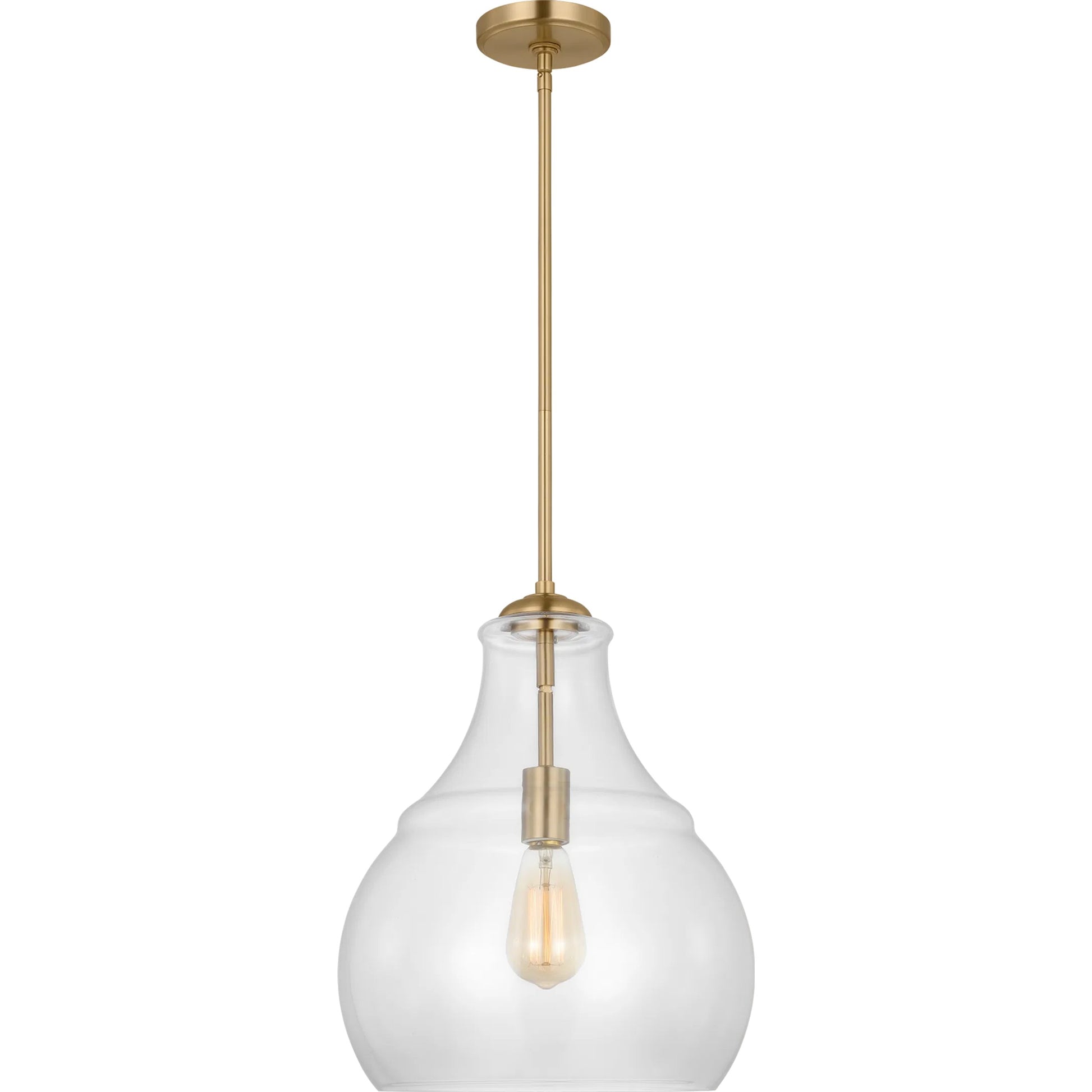 Zola One Light Pendant by Visual Comfort & Co.. Made from steel in a modern style.