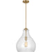Zola One Light Pendant by Visual Comfort & Co.. Made from steel in a modern style.