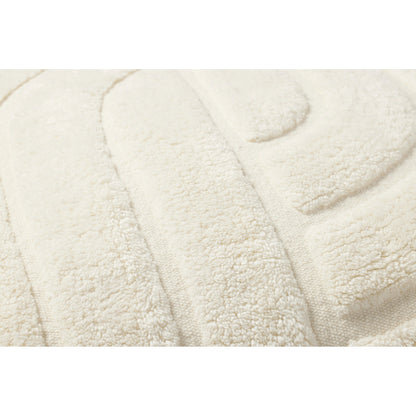 PLL0110 Pillow by Loloi in ivory. Made from cotton / polyester / rayon in a modern style.