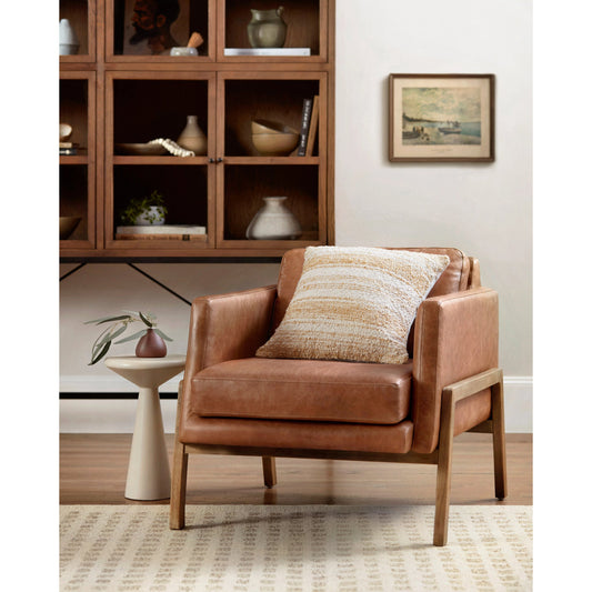 PCJ0001 Pillow by Chris Loves Julia x Loloi in gold, ivory. Made from 100% polyester in a modern style.