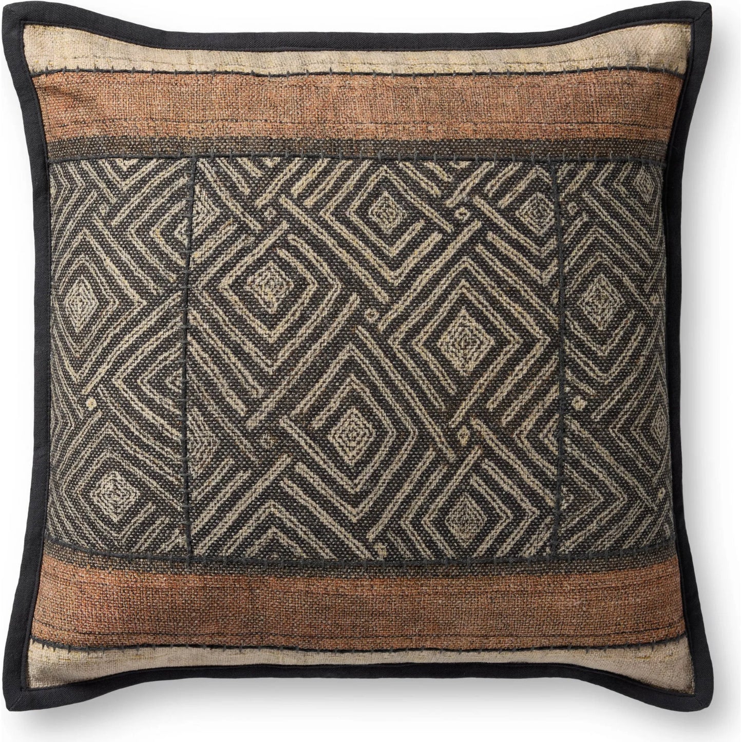 001 SI-2260213,SI-2260214 | Primary Silo | PLL0178 Pillow by Loloi in multi. Made from polyester, cotton, rayon in a eclectic & global style.
