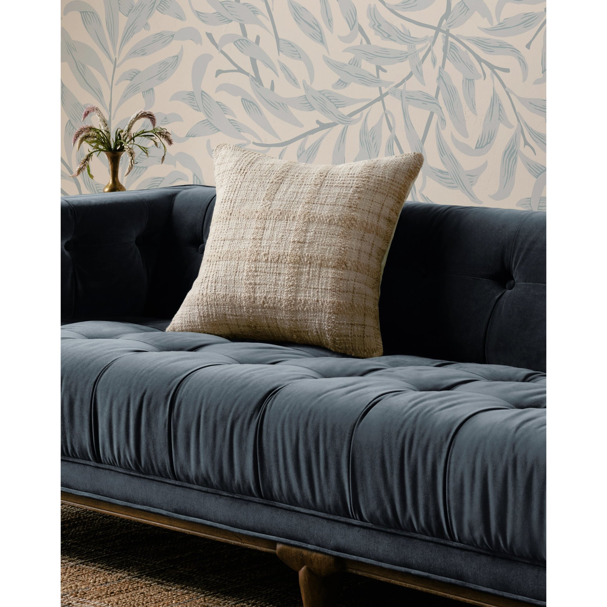 PCJ0015 Pillow by Chris Loves Julia x Loloi in ivory, beige. Made from cotton, polyester, rayon in a modern style.