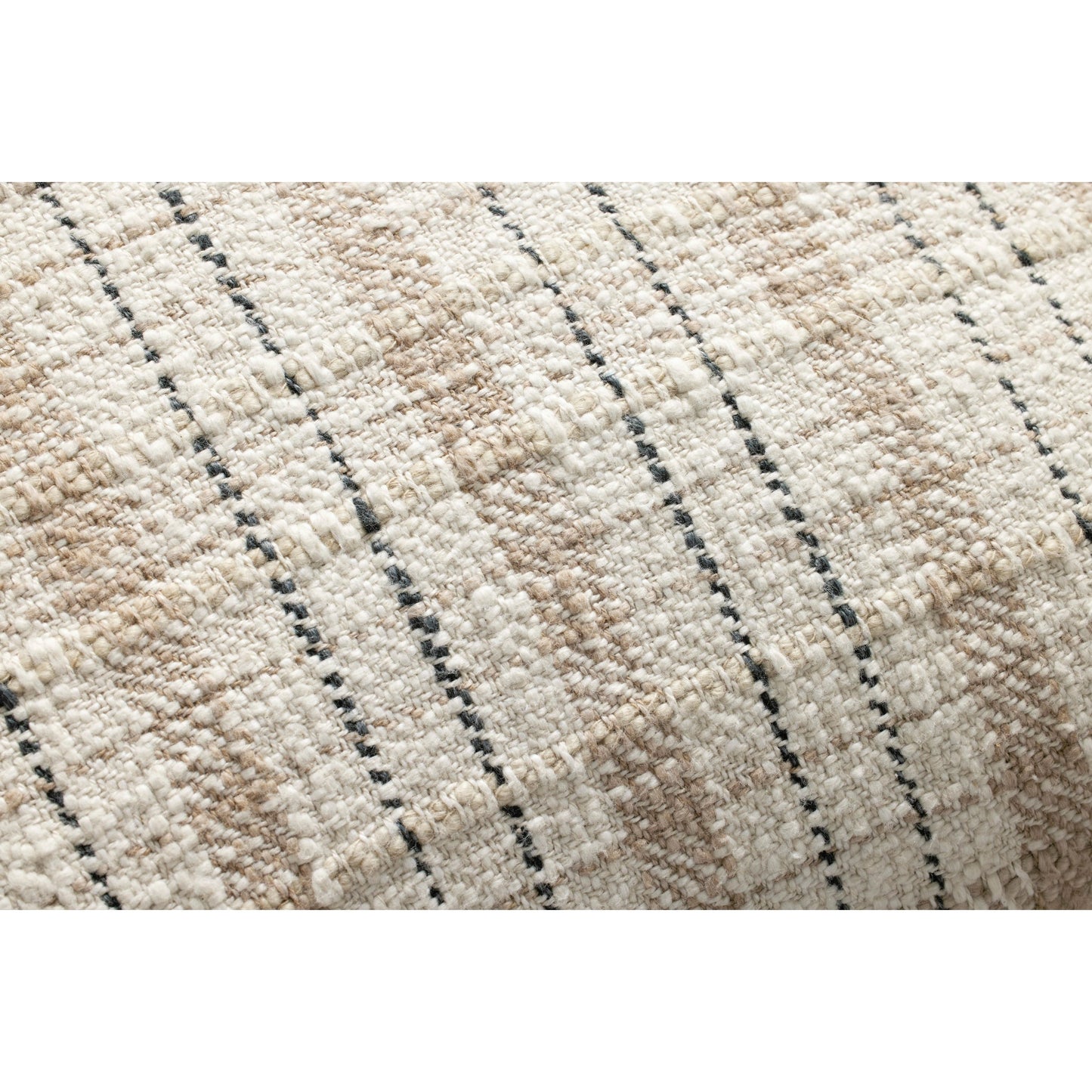 003 SI-2159814,SI-2159815 | Closeup | PCJ0013 Pillow by Chris Loves Julia x Loloi in beige, black. Made from cotton, polyester in a modern style.