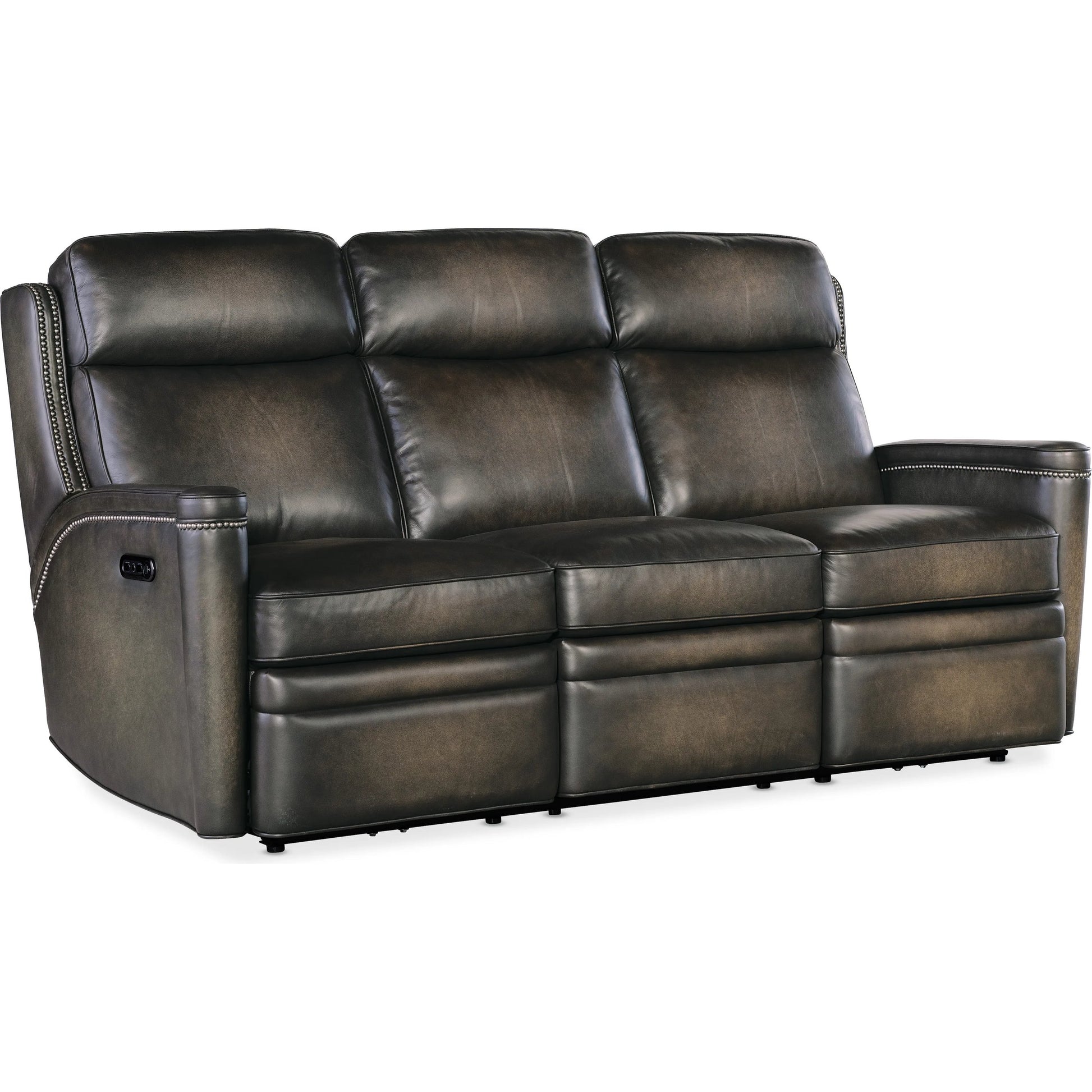Hamilton Power Sofa with Power Headrest by Hooker Furniture. Made from unique in a traditional style.