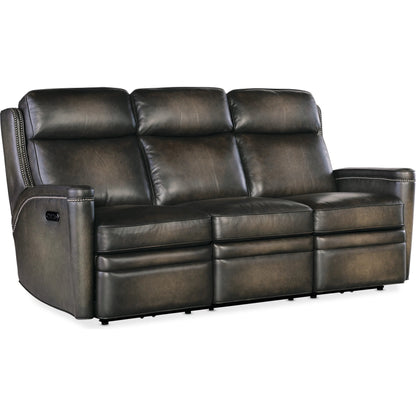 Hamilton Power Sofa with Power Headrest by Hooker Furniture. Made from unique in a traditional style.