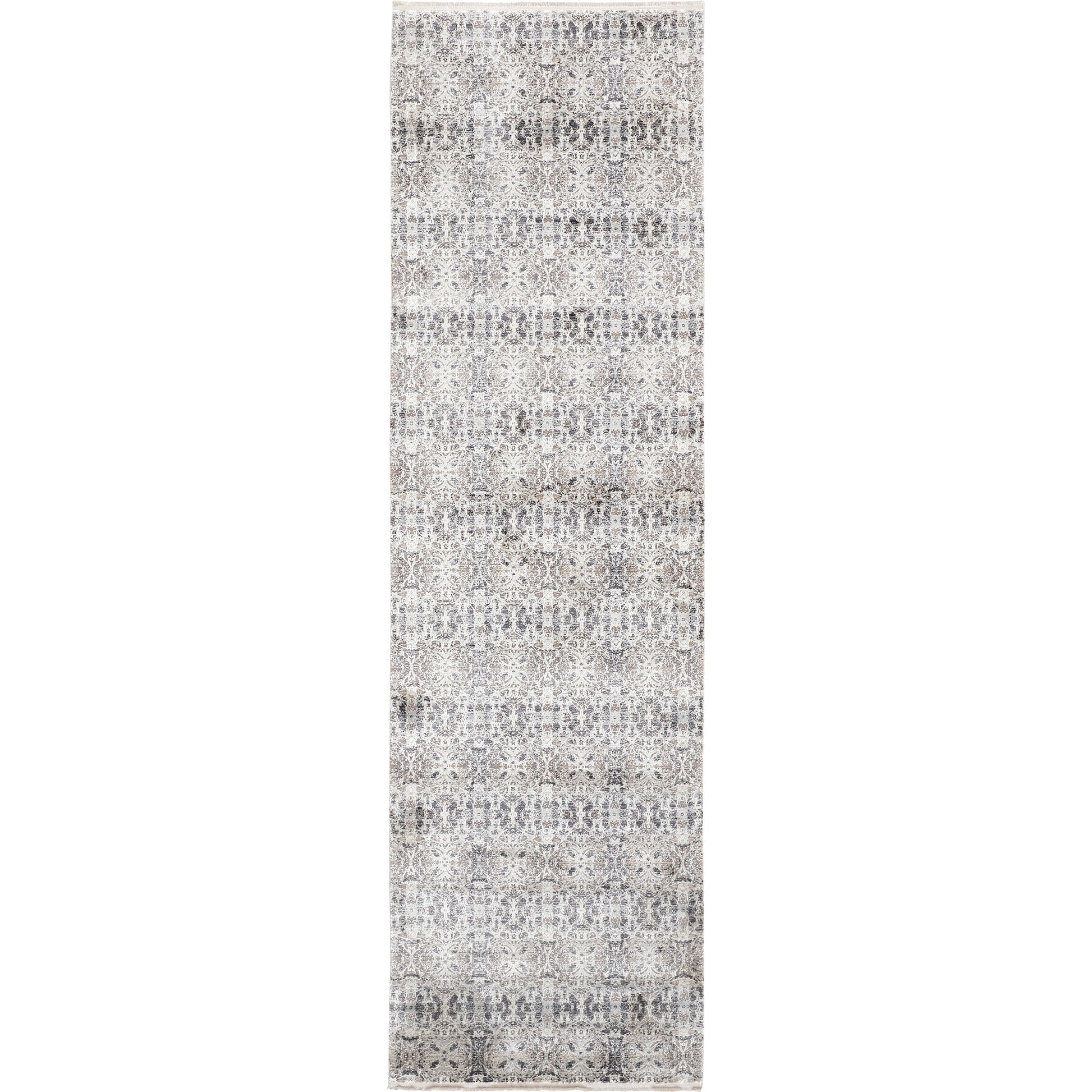 Cadiz Oriental Rug - 3990F by Feizy in gray, taupe, ivory. Made from viscose, acrylic in a unique style.