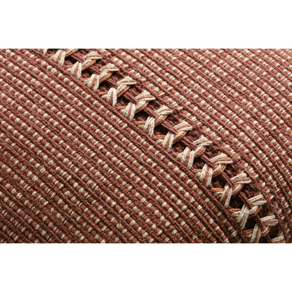 PCJ0018 18" x 18" Pillow by Chris Loves Julia x Loloi in rust, multi. Made from polyester, cotton in a modern style.