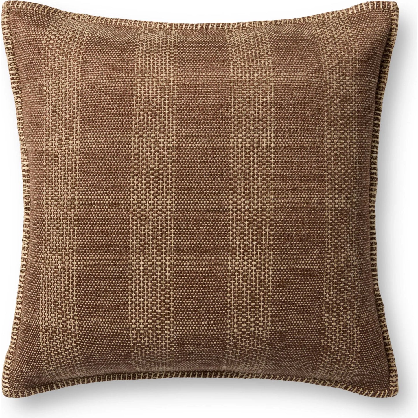 001 SI-2260137,SI-2260138 | Primary Silo | PLL0132 Pillow by Loloi in brown, tan. Made from 100% cotton in a modern style.