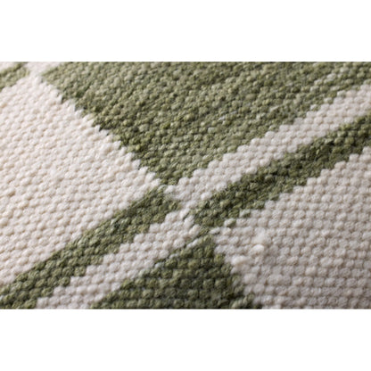 PLL0139 Pillow by Loloi in ivory, green. Made from 100% polyester in a modern style.