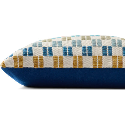 PLL0189 Indoor/Outdoor Pillow by Loloi in multi. Made from 100% polyester in a eclectic & global style.