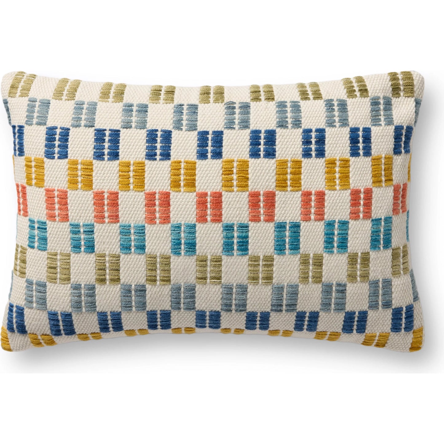 002 SI-2377695,SI-2377697 | Primary Silo | PLL0189 Indoor/Outdoor Pillow by Loloi in multi. Made from 100% polyester in a eclectic & global style.