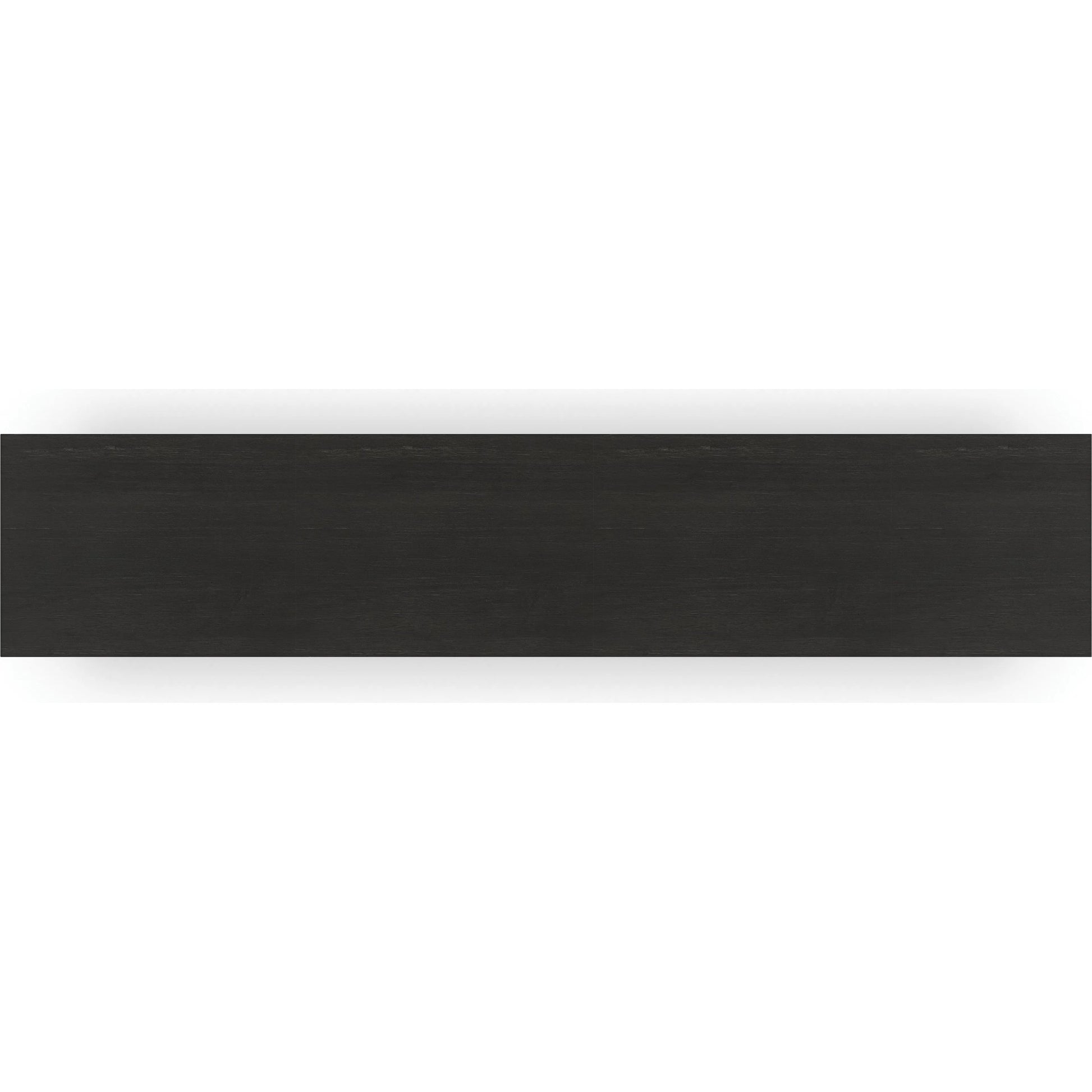 Harmony Console Table by Caracole in lucent bronze metallic, modern walnut. Made from poplar, walnut in a unique style.