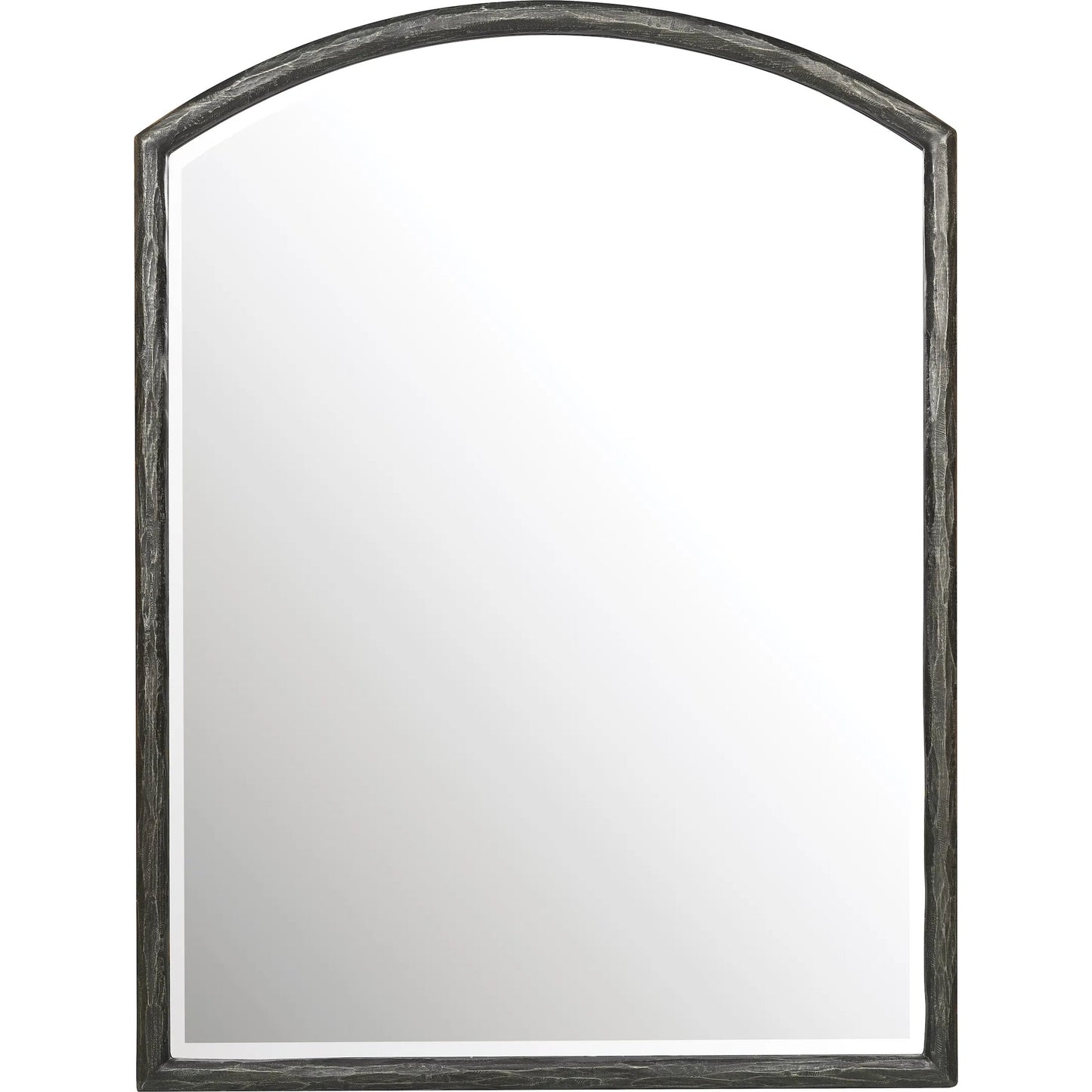 001 SI-2458497 | Primary Silo | Driftwood Vertical Mirror by Hooker Furniture in gray. Made from resin, wood, mirror glass, leather, dark blond (semi-aniline top grain) in a transitional style.