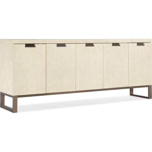 Cascade Server by Hooker Furniture in pebble beach. Made from burlap, metal in a modern style.