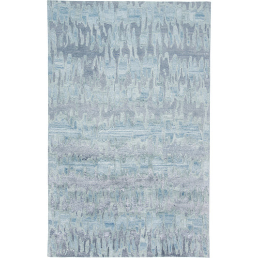 Dryden Transitional Rug - 8787F by Feizy in blue, green, gray. Made from viscose, wool in a unique style.