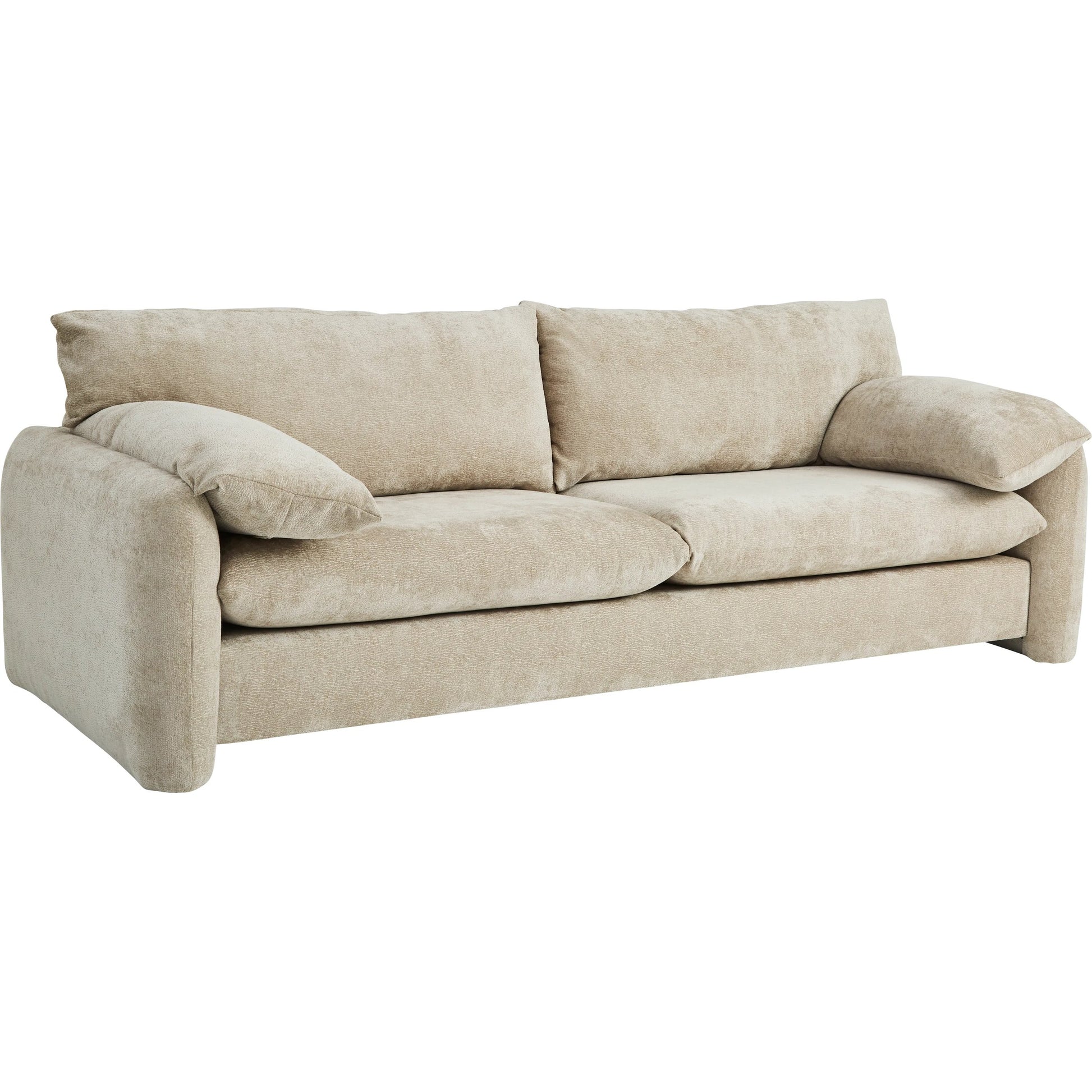 Whistler Sofa by A.R.T. Furniture in sand. Made from wood, foam, fabric in a transitional style.