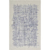 Ivory, Blue / 2' x 3'