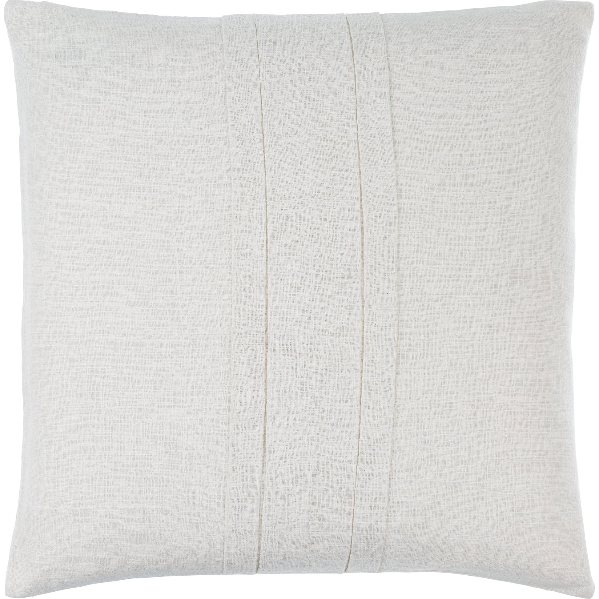 Pleated Cotton Pillow - 488462 by Livabliss. Made from front: 100% cotton, back: 100% cotton in a modern style.