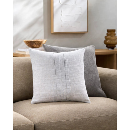 Pleated Cotton Pillow - 488462 by Livabliss. Made from front: 100% cotton, back: 100% cotton in a modern style.