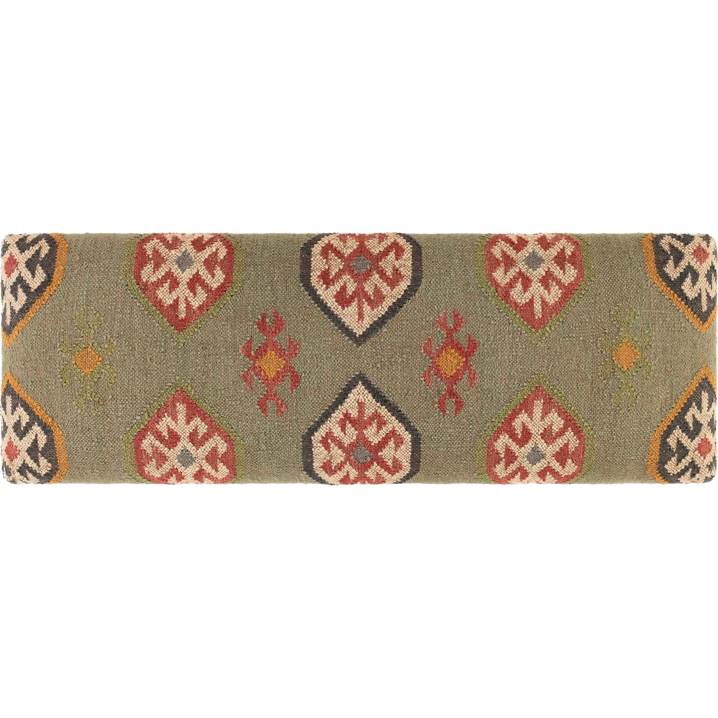 004 SR-885196 | Additional Silo | Panja - 25288 by Livabliss in dark green, dark red, beige and polished. Made from jute, wood in a rustic style.