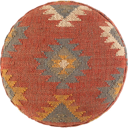 Panja - 25289 by Livabliss in dark red, sage, mustard and polished. Made from jute, wood in a rustic style.