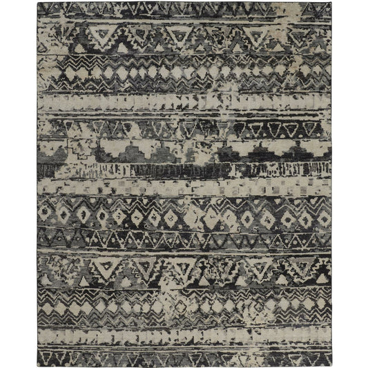 Palomar Transitional Geometric Rug - 6630F by Feizy. Made from wool in a unique style.
