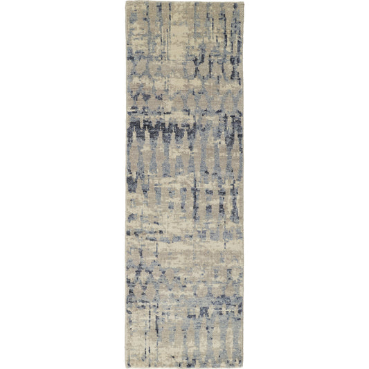 Palomar Transitional Rug - 6631F by Feizy in blue, tan. Made from wool in a unique style.