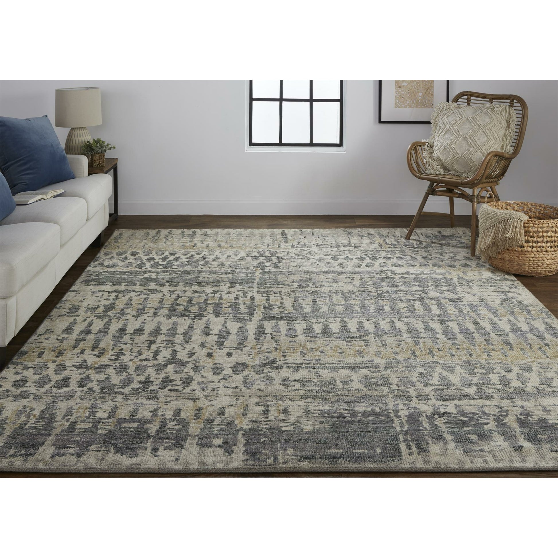 Palomar Transitional Rug - 6632F by Feizy. Made from wool in a unique style.