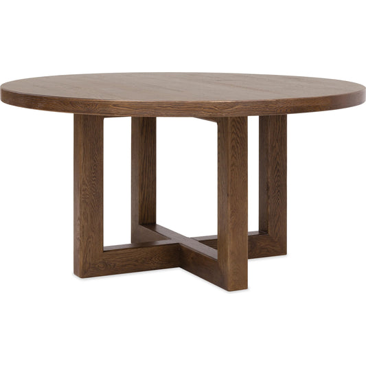Driftwood 60" Round Dining Table by Hooker Furniture. Made from unique in a transitional style.