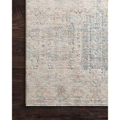 Pandora PAN-02 Rug by Loloi in ivory, mist. Made from 100% polyester in a traditional style.