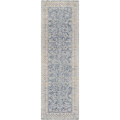 Pandora PAN-04 Rug by Loloi in dark blue, ivory. Made from 100% polyester in a traditional style.