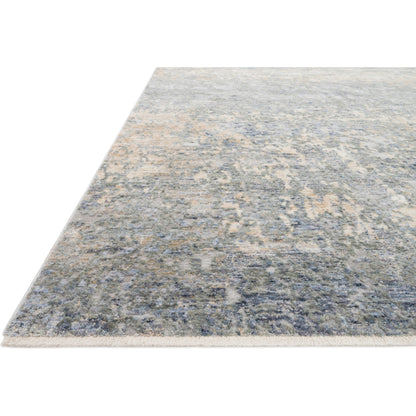 Pandora PAN-05 Rug by Loloi in blue, gold. Made from 100% polyester in a modern style.