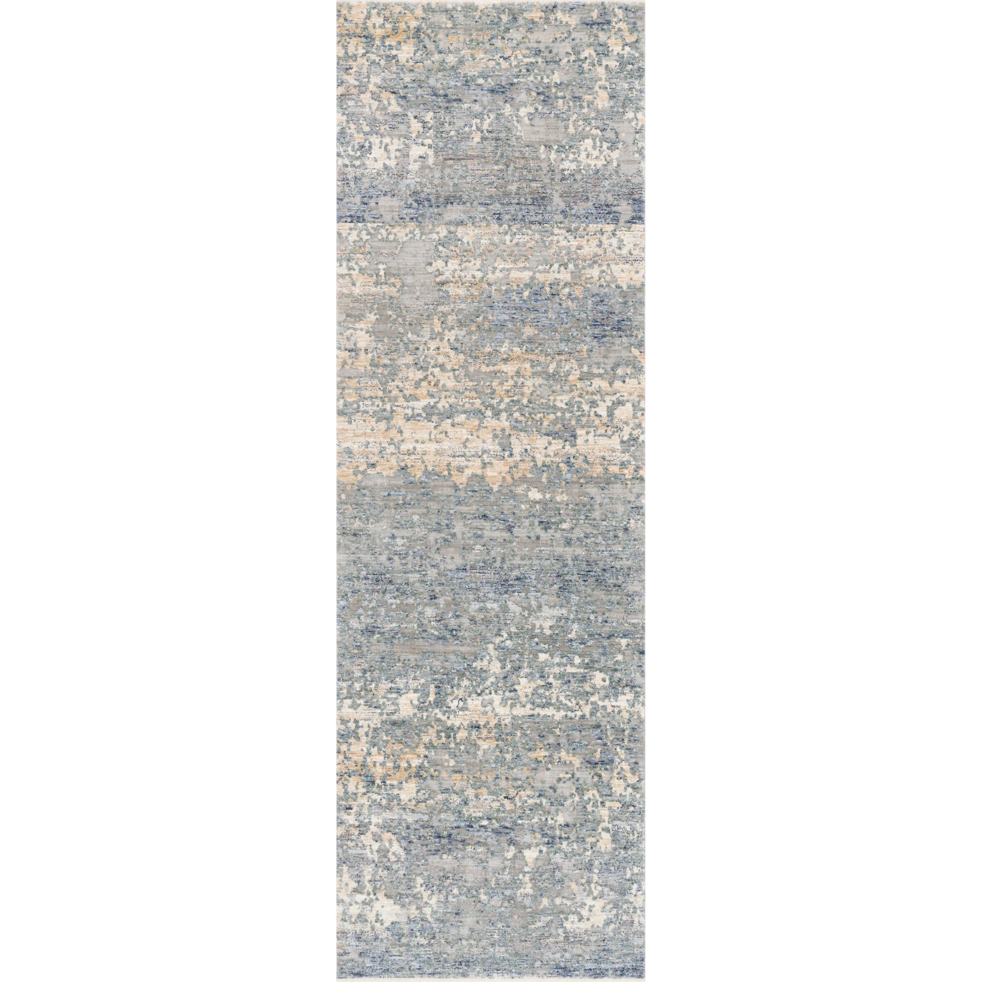 Pandora PAN-05 Rug by Loloi in blue, gold. Made from 100% polyester in a modern style.