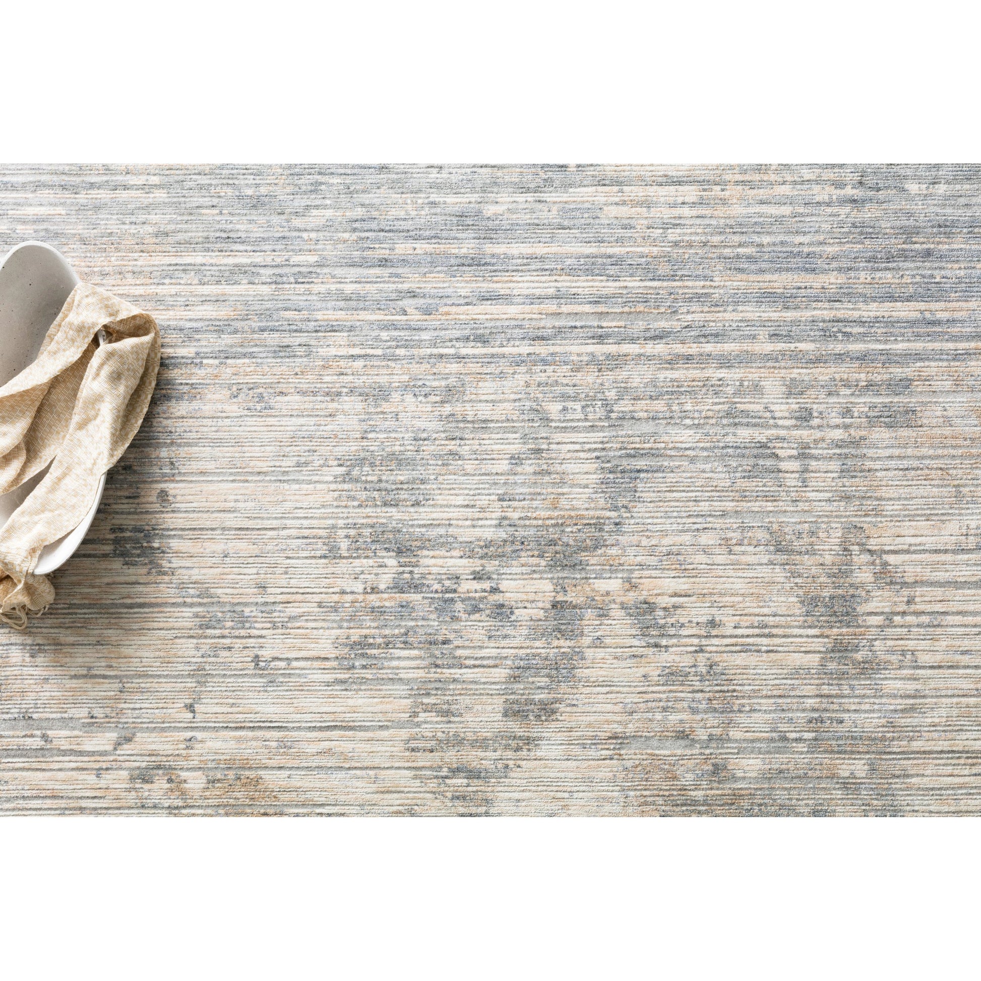 Pandora PAN-06 Rug by Loloi in ivory, blue. Made from 100% polyester in a modern style.