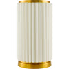 White, Translucent, Metallic Gold