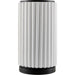Palato Accent Table Lamp by Surya. Made from linen, iron, polyester in a transitional style.