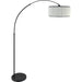 Palato Accent Floor Lamp by Surya. Made from iron, marble, linen, polyester in a modern style.