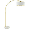 White, Metallic Gold
