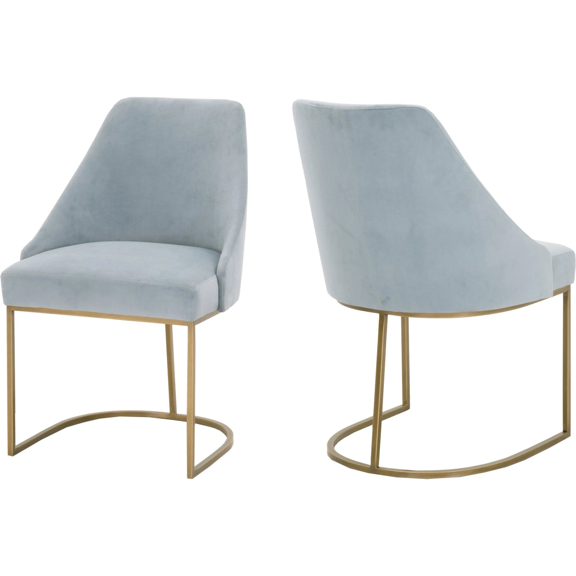 Parissa Dining Chair (Set of 2) by Essentials For Living in livesmart peyton-pearl, brushed gold. Made from metal, fabric in a modern style.